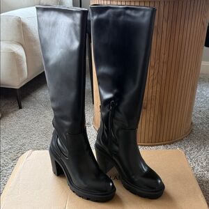 River Island Black Heeled Boots